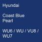 Preview: Hyundai, Coast Blue Pearl, WU6 / WU / VU8 / WU7.